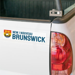 Autocollant De Voiture Bouclier du Nouveau-Brunswick, Canada