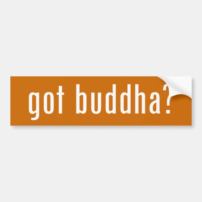 Autocollant De Voiture Bouddha obtenu ? (Devant)