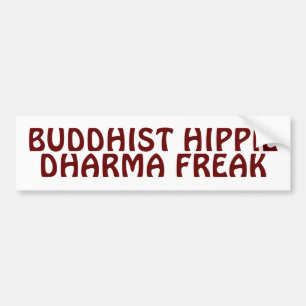 Autocollant De Voiture Bouddhiste Hippie Dharma Freak