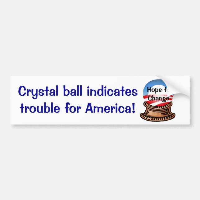 Autocollant De Voiture Boule de cristal (Devant)