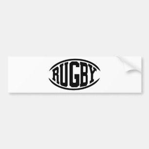 Autocollant De Voiture Boule de rugby