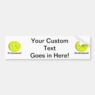 Autocollant De Voiture boule n text.png de pickleball juste