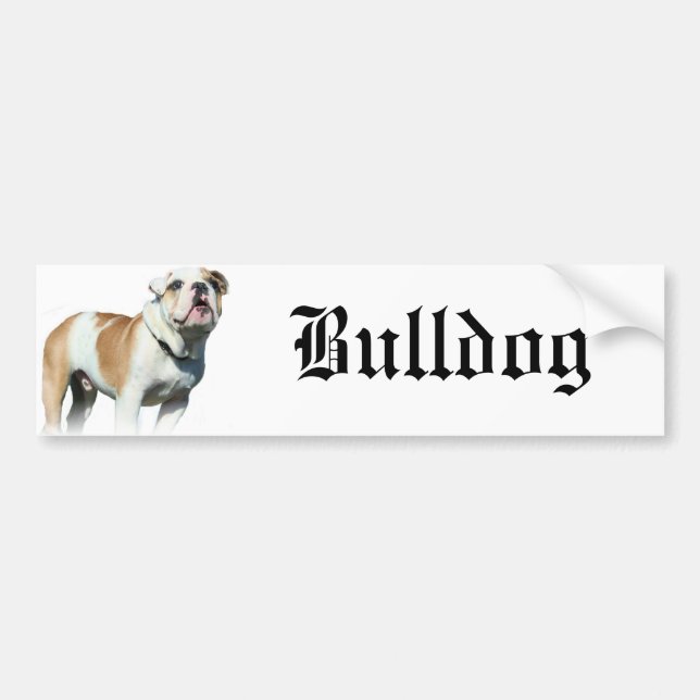 Autocollant De Voiture bouledogue (Devant)