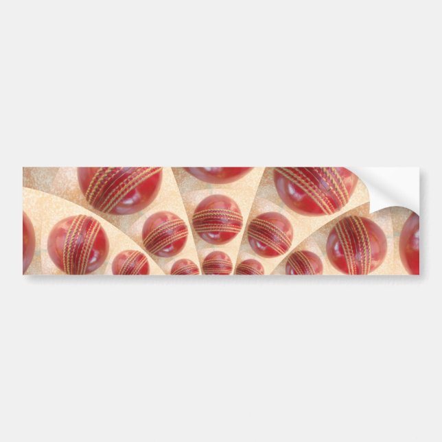 Autocollant De Voiture Boules de cricket rythmées par boules de cuir : ta (Devant)