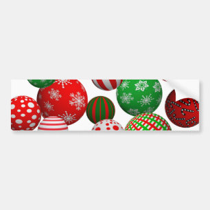 Autocollant De Voiture Boules de Noël