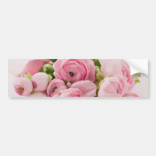 Autocollant De Voiture Bouquet de fleurs roses, Amour Mariage Romance