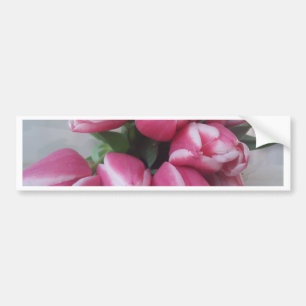Autocollant De Voiture Bouquet de Pink Tulips, Flowers