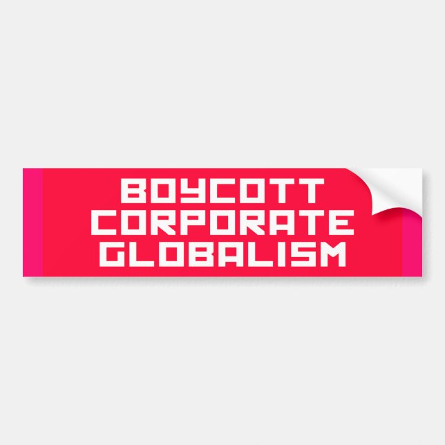 Autocollant De Voiture boycott (Devant)