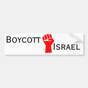 Autocollant De Voiture Boycott Israël