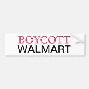 Autocollant De Voiture Boycott Walmart