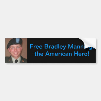Autocollant De Voiture bradley-manning, Free Bradley