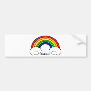 Autocollant De Voiture Brainbow