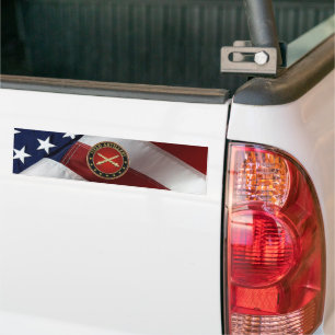 Autocollant De Voiture Branche de l'artillerie de campagne Insigne Éditio