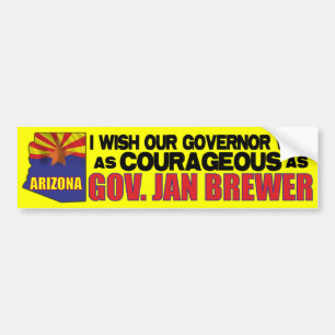 Autocollant De Voiture Brasseur de janv. du Gouverneur de l'Arizona
