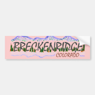 Autocollant De Voiture Breckenridge Colorado