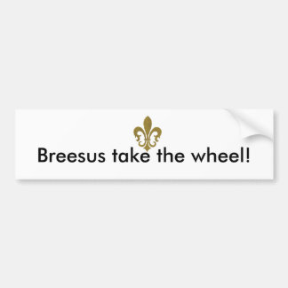 Autocollant De Voiture Breesus, prennent la roue !
