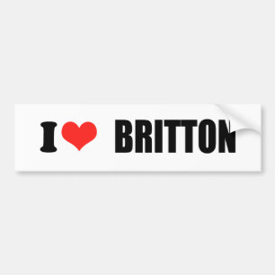AUTOCOLLANT DE VOITURE BRITTON 2010