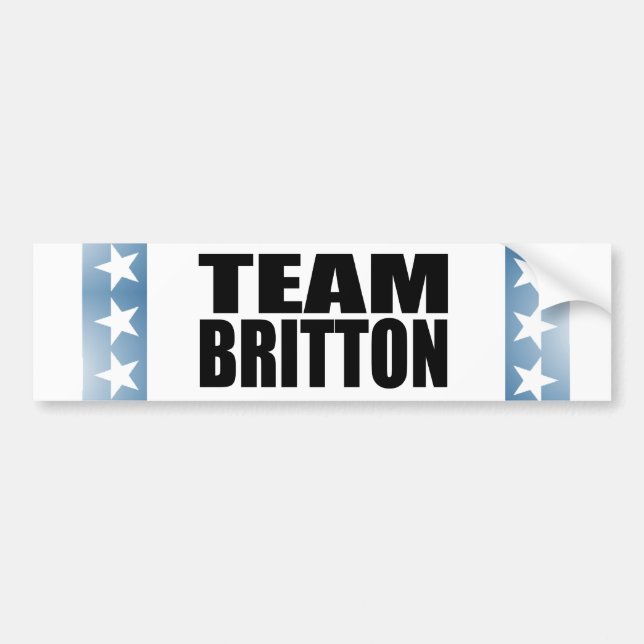 AUTOCOLLANT DE VOITURE BRITTON 2010 (Devant)
