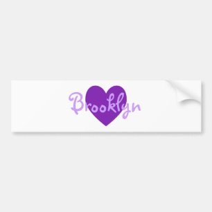 Autocollant De Voiture Brooklyn en violet