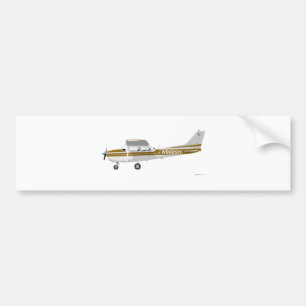 Autocollant De Voiture Brun de Cessna 172 Skyhawk