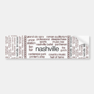 Autocollant De Voiture Brun de Nashville