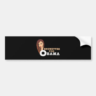 Autocollant De Voiture brunettesforobamaD - customisé