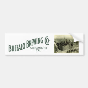Autocollant De Voiture Buffalo Brewing Company, Sacramento, CA
