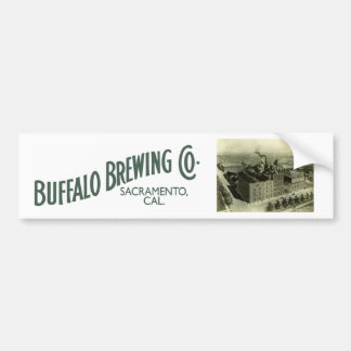 Autocollant De Voiture Buffalo Brewing Company, Sacramento, CA