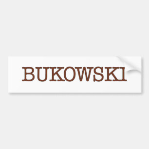 Autocollant De Voiture Bukowski