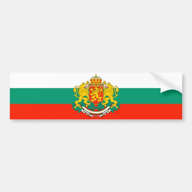 Autocollant De Voiture Bulgarie (Devant)