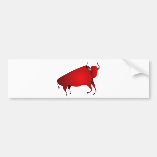 Autocollant De Voiture Bull (Devant)