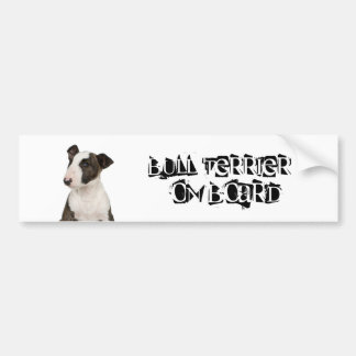 Autocollant De Voiture Bull-terrier à bord