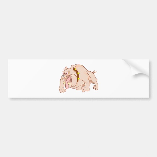 Autocollant De Voiture Bulldog (Devant)