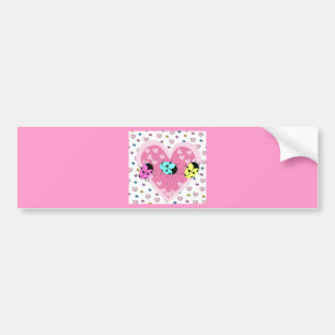 AUTOCOLLANT DE VOITURE BULLES DE VALENTINE