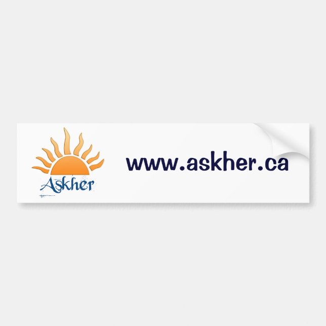 Autocollant De Voiture bumber sticker2 d'askher (Devant)