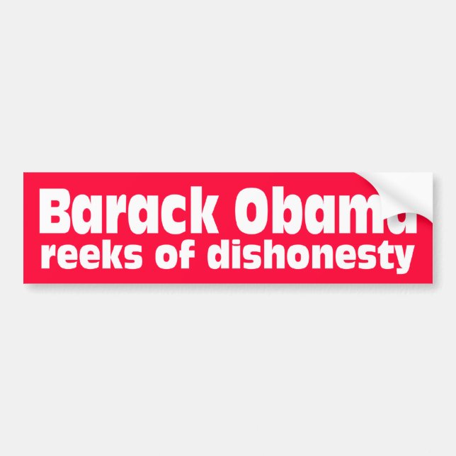 AUTOCOLLANT DE VOITURE BUMPER_NOBAMA_105 (Devant)