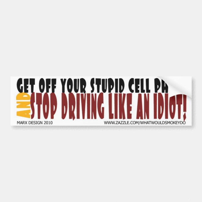 Autocollant De Voiture bumper_sticker04 (Devant)