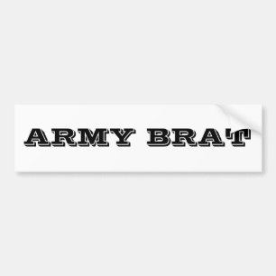 Autocollant De Voiture Bumper Sticker Armée Brat