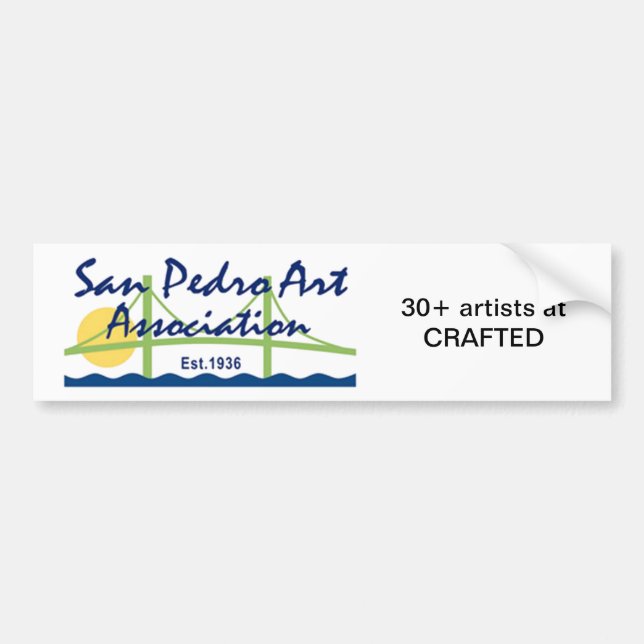Autocollant De Voiture Bumper Sticker - SPAA Logo 30 plus artistes (Devant)