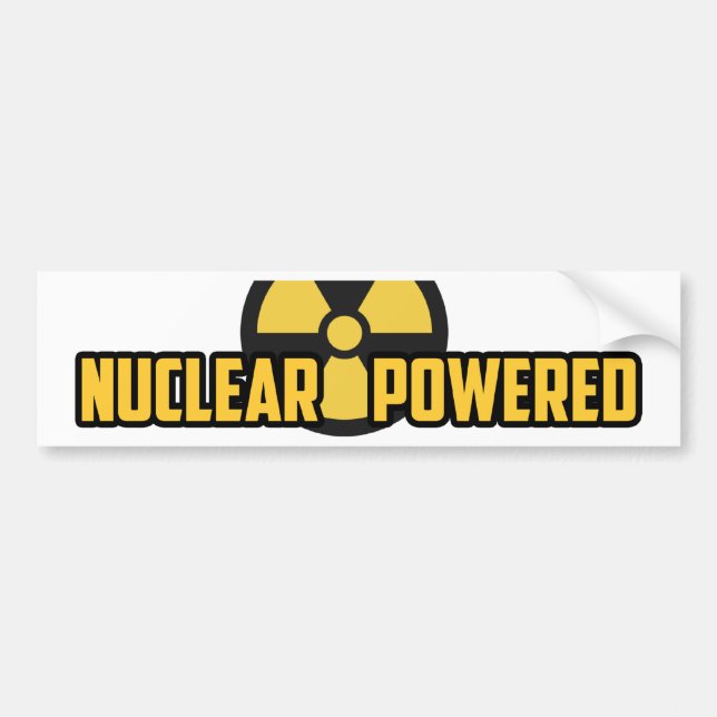 Autocollant De Voiture Bumpersticker à propulsion nucléaire (Devant)
