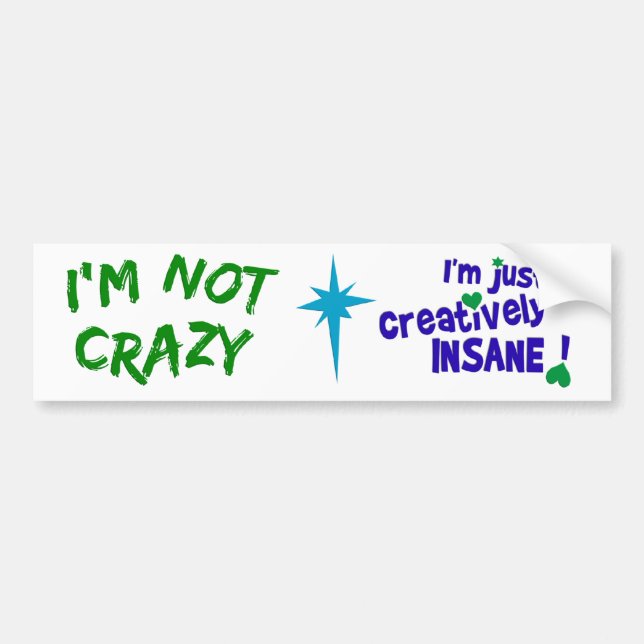 Autocollant De Voiture Bumpersticker créatif (Devant)