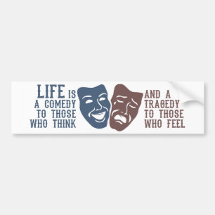 Autocollant De Voiture Bumpersticker de citation LIFE