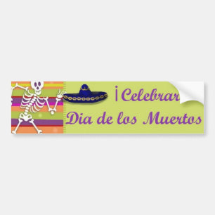 Autocollant De Voiture Bumpersticker de Dia de los Muertos