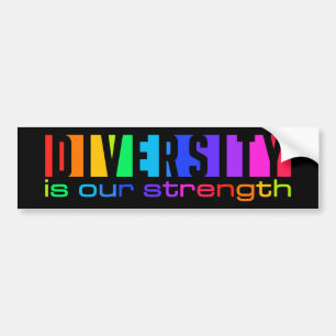Autocollant De Voiture Bumpersticker de diversité