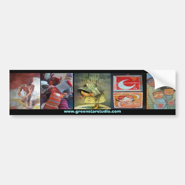Autocollant De Voiture bumpersticker de greenstarstudio (Devant)
