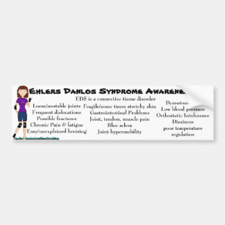 Autocollant De Voiture Bumpersticker de Lyndon EDS Awarness