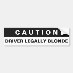 Autocollant De Voiture Bumpersticker drôle de PRÉCAUTION