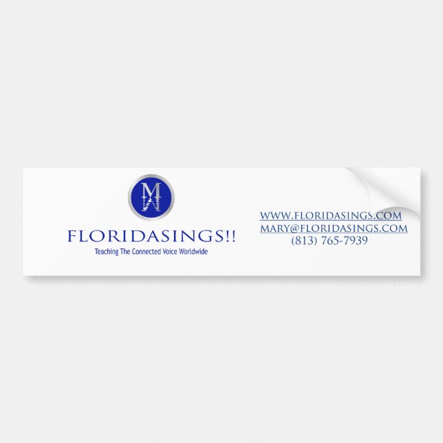 Autocollant De Voiture bumpersticker floridasing (Devant)