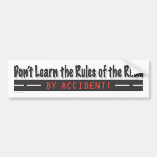 Autocollant De Voiture Bumpersticker moteur sûr
