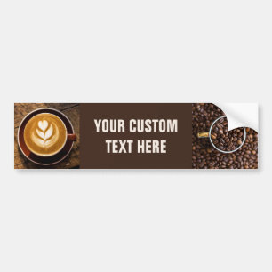 Autocollant De Voiture Bumpersticker personnalisé de Coffee Lover